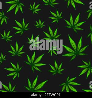 cannabis marijuana droga, erba erba legale sano piantato background Foto Stock