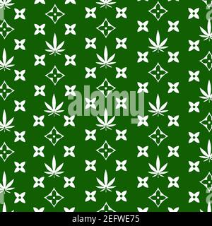 cannabis marijuana droga, erba erba legale sano piantato background Foto Stock