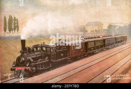 Orient-Express Costantinopoli 1900. Foto Stock