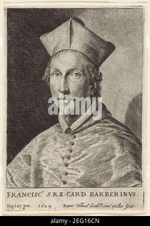 Ottavio Leoni - Cardinale Francesco Barberini. Foto Stock