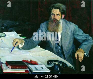 Otto Schmidt di M.Nesterov (1937). Foto Stock