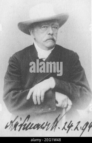 Otto von Bismarck (24.2.94) 01. Foto Stock