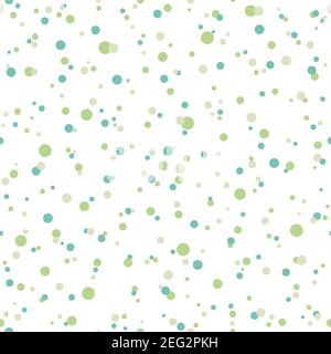 Modello astratto senza giunture di piccoli cerchi di diversi colori pastello. Sfondo di Kaleidoscope. Carta da parati decorativa, buona per la stampa. Illus vettore Illustrazione Vettoriale