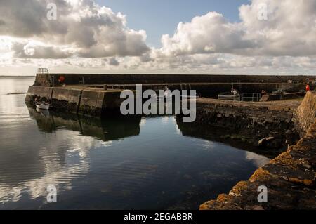 Keiss Harbour, Scozia nord-orientale, Regno Unito Foto Stock