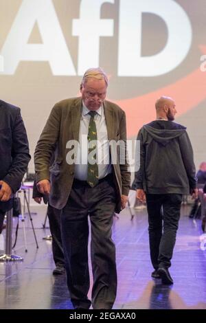 Alexander GAULAND avrà 80 anni il 20 febbraio 2021, Alexander GAULAND, presidente del partito AFD. Conferenza del partito federale AFD 2018, il 1 luglio 2018 ad Augusta/MESSEAUGSBURG/Germania. Ã‚Â | utilizzo in tutto il mondo Foto Stock