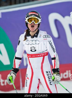 Elisabeth GOERGL avrà 40 anni il 20 febbraio 2021, Elisabeth GOERGL, AUT, mezza cifra, Slalom gigante femminile il 17 febbraio 2011 FIS Alpine Ski World Championships 2011 a Garmisch-Partenkirchen dal 7 febbraio. - 02/20/2011 Â | utilizzo in tutto il mondo Foto Stock