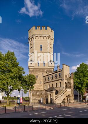 Bayenturm, Bayentower, Colonia, Germania, Europa Foto Stock