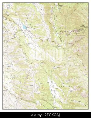 Lick Observatory, California, mappa 1955, 1:24000, Stati Uniti d'America da Timeless Maps, dati U.S. Geological Survey Foto Stock