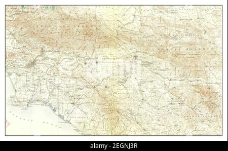 Southern California foglio No 1, California, mappa 1901, 1:250000, Stati Uniti d'America da Timeless Maps, dati U.S. Geological Survey Foto Stock