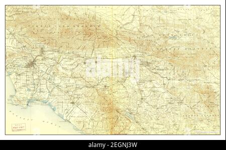 Southern California foglio No 1, California, mappa 1901, 1:250000, Stati Uniti d'America da Timeless Maps, dati U.S. Geological Survey Foto Stock