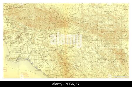 Southern California foglio No 1, California, mappa 1901, 1:250000, Stati Uniti d'America da Timeless Maps, dati U.S. Geological Survey Foto Stock