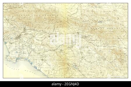 Southern California foglio No 1, California, mappa 1901, 1:250000, Stati Uniti d'America da Timeless Maps, dati U.S. Geological Survey Foto Stock