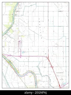 Taylor Monument, California, map 1967, 1:24000, United States of America by Timeless Maps, data U.S. Geological Survey Foto Stock