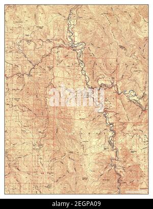 Willow Creek, California, mappa 1952, 1:62500, Stati Uniti d'America da Timeless Maps, dati U.S. Geological Survey Foto Stock