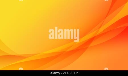 Giallo e arancione Abstract linee sfondo Wallpaper concetto moderno Foto Stock