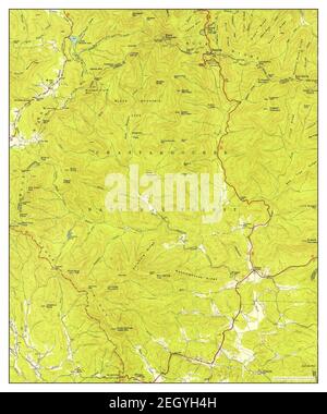 Neels Gap, Georgia, map 1950, 1:24000, United States of America by Timeless Maps, data U.S. Geological Survey Foto Stock