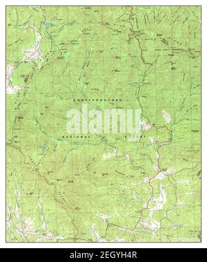 Neels Gap, Georgia, map 1988, 1:24000, United States of America by Timeless Maps, data U.S. Geological Survey Foto Stock