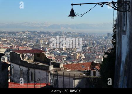 Napoli - Panorama della Pedamentina Foto Stock