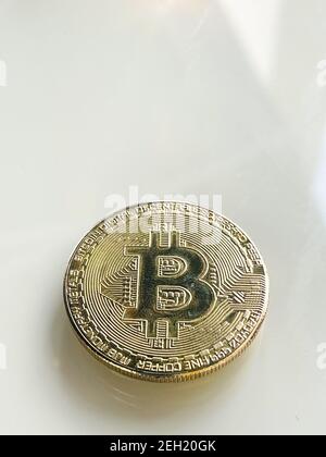 simbolo della criptovaluta . Concetto Forex , bitcoin Foto Stock