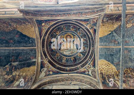 Il Monastero di Stavropoleos è un monastero ortodosso orientale di Bucarest, in Romania Foto Stock