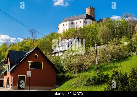 Wildeck Castello in Zschopau Sassonia Foto Stock