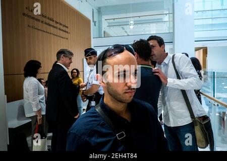 Michael Bunel / le Pictorium - processo di Farouk ben Abbes - 04/07/2018 - Francia / Ile-de-France (regione) / Parigi - arrivo di Farouk ben Abbes per il suo processo. 4 luglio 2018. Parigi. Francia. Foto Stock