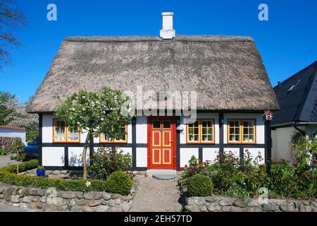 Il villaggio Nordby a Samsoe Island, Danimarca, Europa Foto Stock