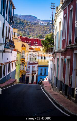 Paesaggio, durante il Rally Islas Canarias 2020, 5° appuntamento del Campionato europeo Rally FIA 2020, dal 26 al 28 novembre 2020 a Las Palmas de Gran Canaria, Spagna - Foto Grégory Lenenmand / DPPI Foto Stock