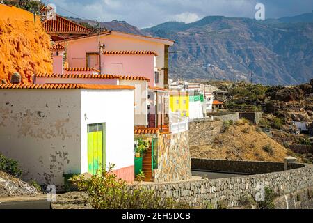 Paesaggio, durante il Rally Islas Canarias 2020, 5° appuntamento del Campionato europeo Rally FIA 2020, dal 26 al 28 novembre 2020 a Las Palmas de Gran Canaria, Spagna - Foto Grégory Lenenmand / DPPI Foto Stock