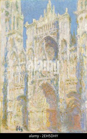Rouen Cathedral, West fa, 1894. Foto Stock