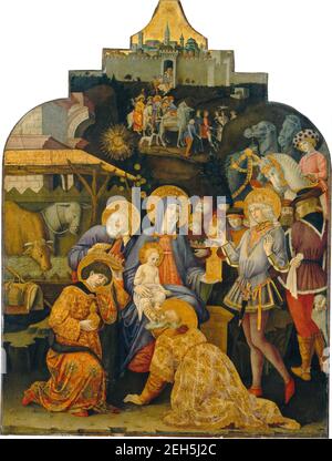 L'Adorazione dei Magi, c.. 1470/1475. Foto Stock