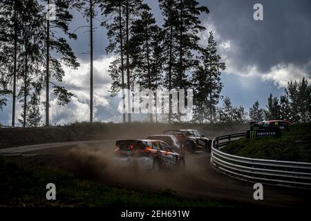 Durante il Capitalbox World RX della Finlandia, 3° round del Campionato Mondiale FIA Rallycross 2020, FIA WRX, dal 29 al 30 agosto 2020 sulla Tykkimaki, a Kouvola, Finlandia - Foto Paulo Maria / DPPI Foto Stock