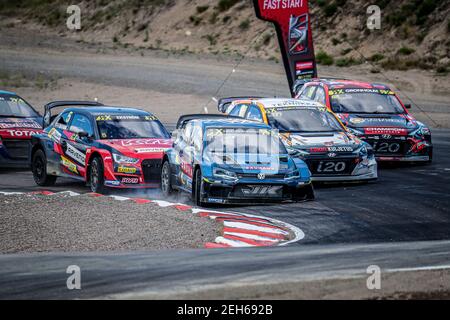 Durante il Capitalbox World RX della Finlandia, 3° round del Campionato Mondiale FIA Rallycross 2020, FIA WRX, dal 29 al 30 agosto 2020 sulla Tykkimaki, a Kouvola, Finlandia - Foto Paulo Maria / DPPI Foto Stock
