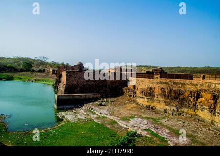 Varie vedute del forte di Ranthambore Foto Stock