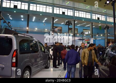 Mostra di automobili alla fiera internazionale di Algeri Foto Stock