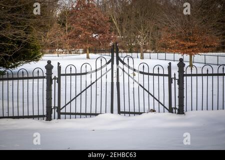 Little Falls Friends Meeting - Quaker meeting house a Harford Contea di Maryland Foto Stock