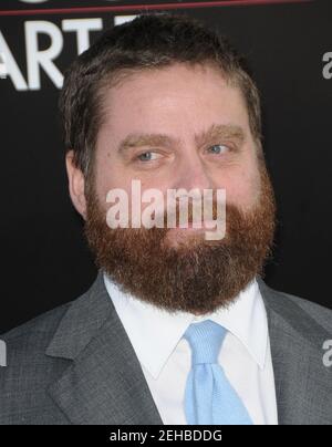 Zach Galifianakis arriva alla PRIMA PARTE 2 DELL'HANGOVER, Grauman's Chinese Theatre, Los Angeles, CA 05,19, 2011 Foto Stock