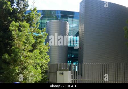 Beverly Hills, California, USA 19 febbraio 2021 UNA visione generale dell'atmosfera di Justin Bieber e Hailey Bieber's 100 milioni di dollari Casa di vetro / Casa di vetro il 19 febbraio 2021 a Beverly Hills, California, Stati Uniti. Foto di Barry King/Alamy Stock foto Foto Stock