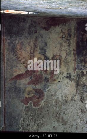 Dipinti nella Chiesa dei Teotokos Peribleptos di Ohrid 0429. Foto Stock