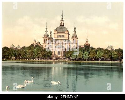 Park Keeper's House a Berger's Park, Brema, Germania- Foto Stock