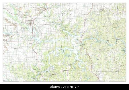 Harry S Truman Reservoir, Missouri, map 1983, 1:100000, United States of America by Timeless Maps, data U.S. Geological Survey Foto Stock