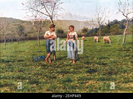 Pasquale Celommi - Idillio (CelommiP-37). Foto Stock