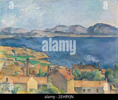 Paul Cézanne - la baia di Marsiglia, visto da l'Estaque Foto Stock