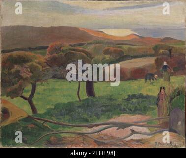 Paul Gauguin - paesaggio da Bretagne Foto Stock
