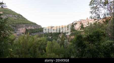 luoghi emblematici della città di cuenca, spagna questa città patrimonio dell'umanità Foto Stock