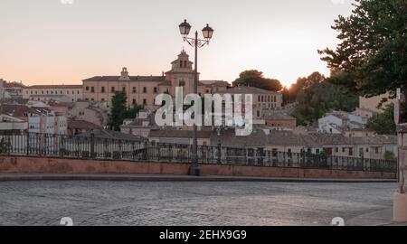 luoghi emblematici della città di cuenca, spagna questa città patrimonio dell'umanità Foto Stock