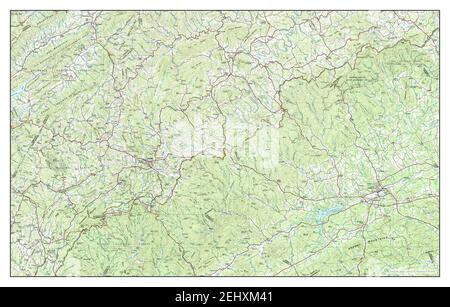 Boone, North Carolina, mappa 1985, 1:100000, Stati Uniti d'America da Timeless Maps, dati U.S. Geological Survey Foto Stock