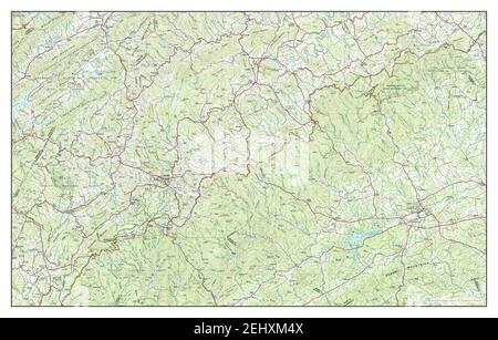 Boone, North Carolina, mappa 1985, 1:100000, Stati Uniti d'America da Timeless Maps, dati U.S. Geological Survey Foto Stock