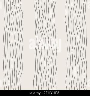 Ripetizione lineare senza giunture. Sfondo a trama geometrica. Modello di disegno tessuto texture di stampa grafica. Immagine vettoriale sfondo monocromatico Illustrazione Vettoriale