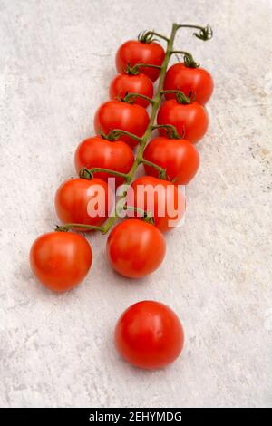 Pomodori di ciliegia Foto Stock